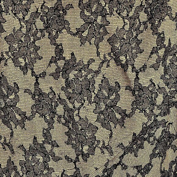 MICHAEL Michael Kors Women's Taupe Silk Lace Print Layered Skirt Size 10 - Picture 3 of 9